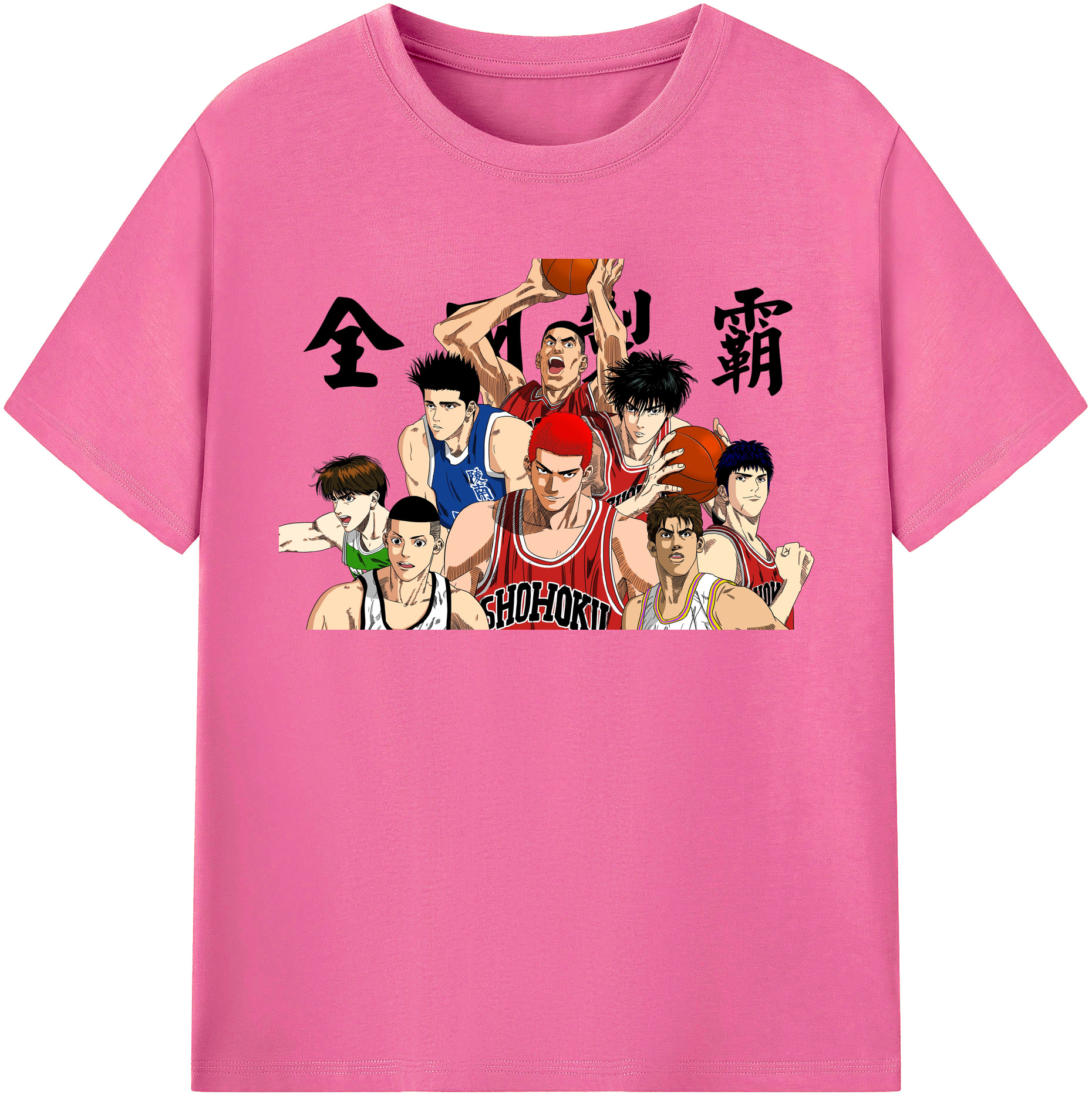（画像用） SLAM DUNK／スラムダンク レディースカジュアルプリントTシャツ（綿100％）